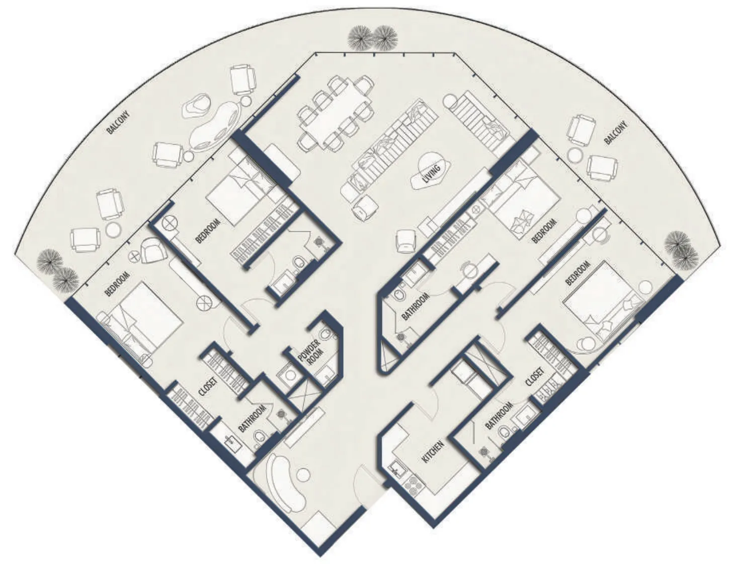 4 Bedrooms