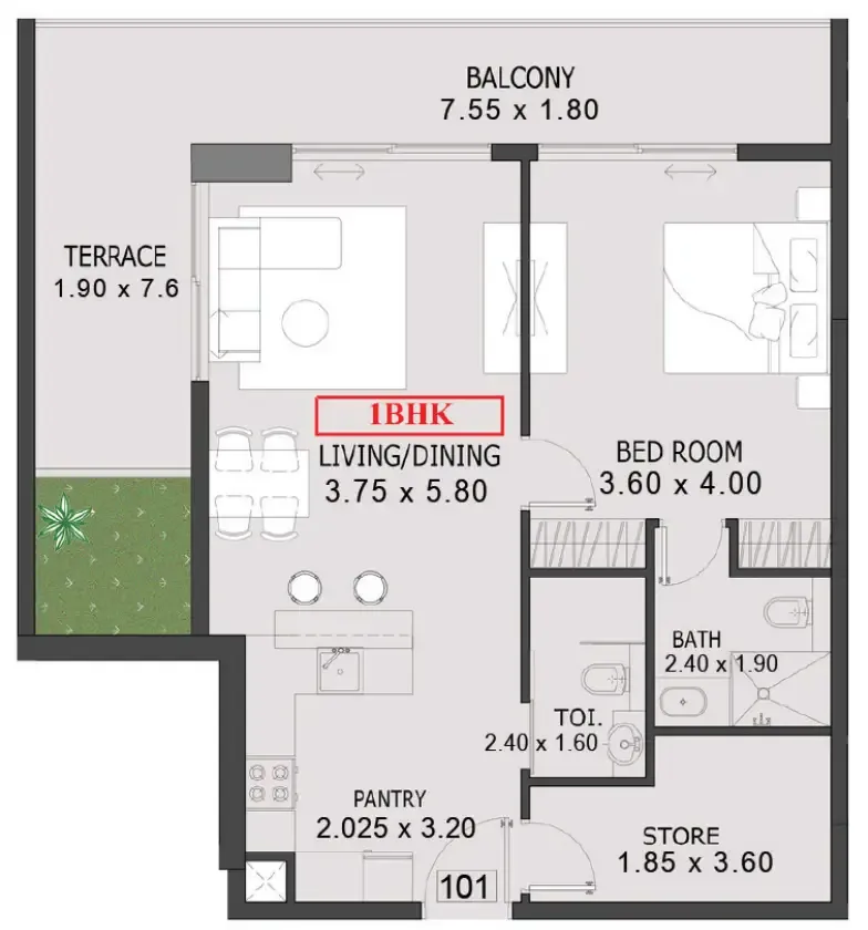 1 Bedroom