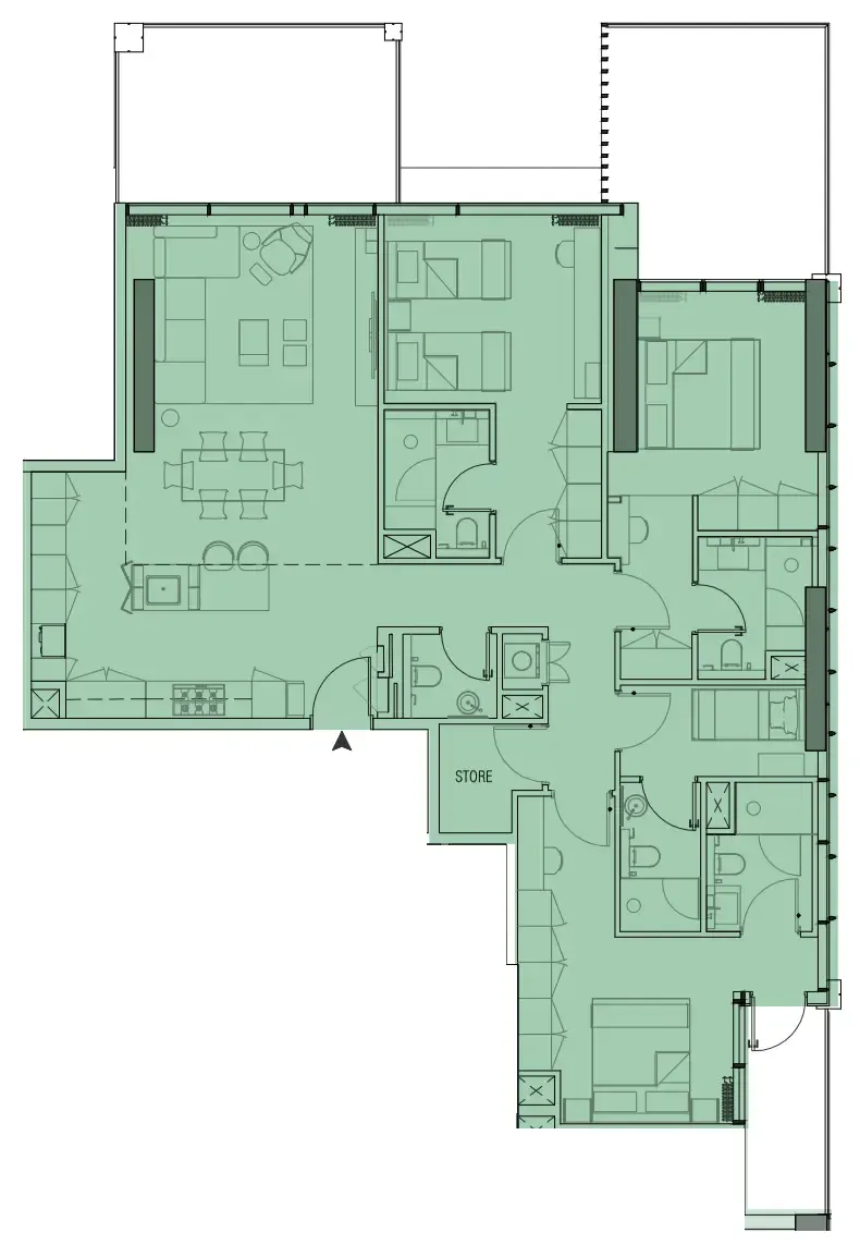 3 Bedrooms
