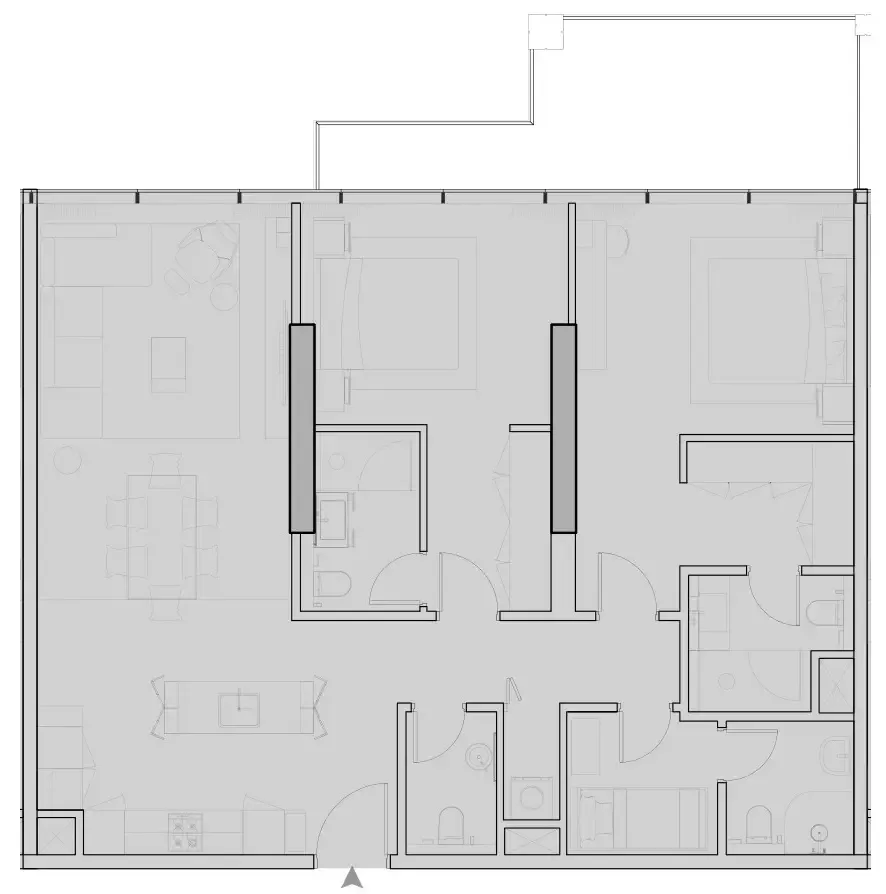 2 Bedrooms