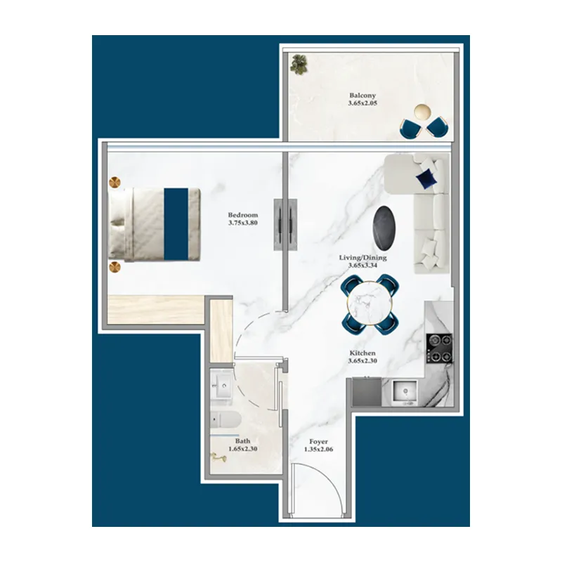 1 Bedroom