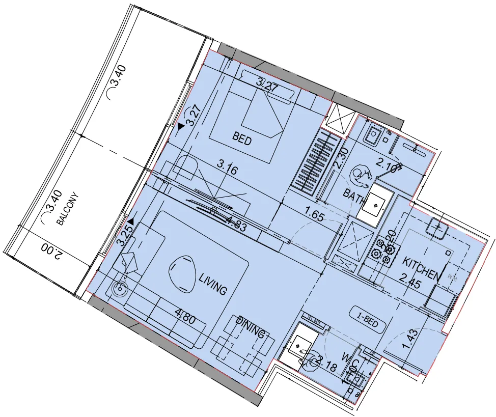 1 Bedroom