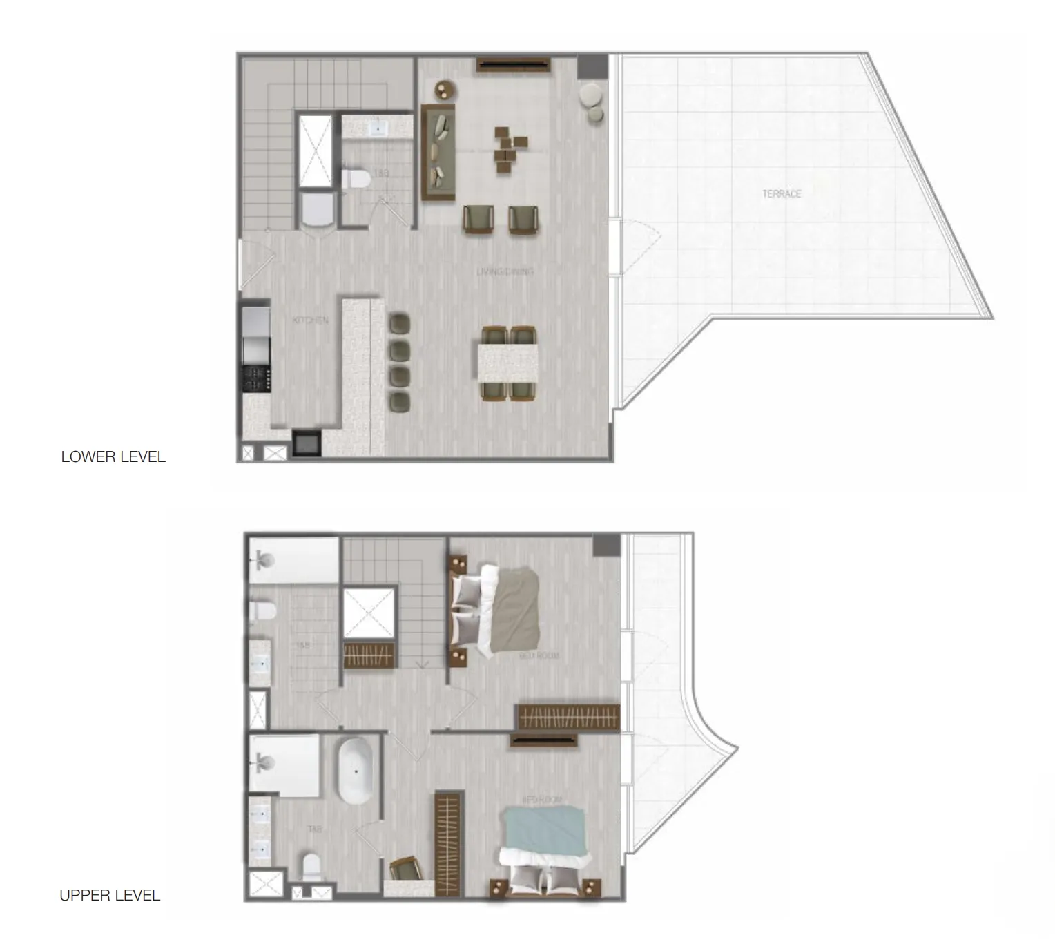 2 Bedrooms