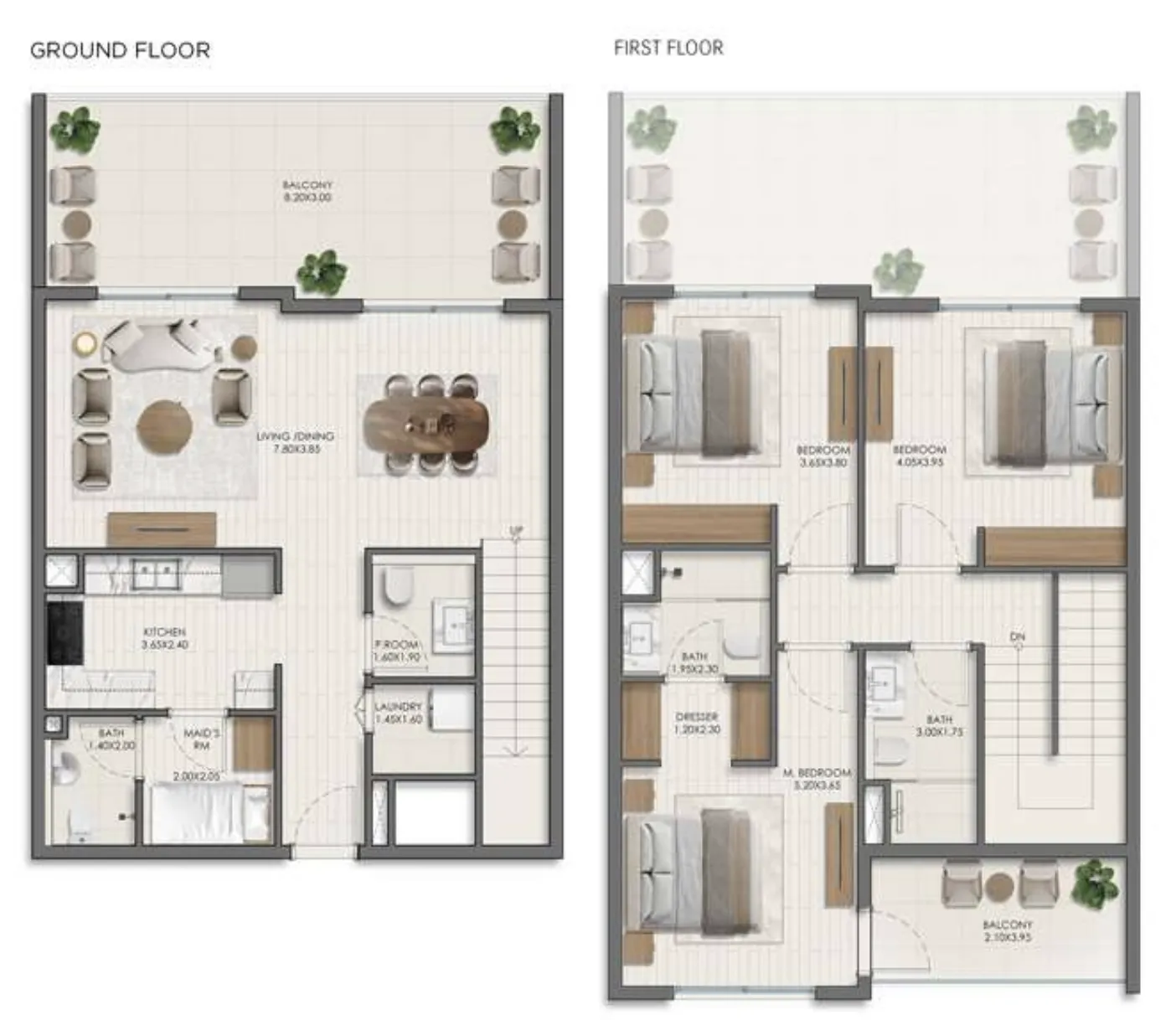3 Bedrooms
