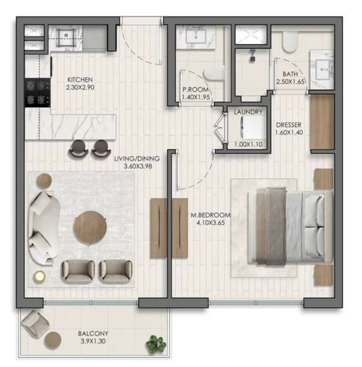 1 Bedroom