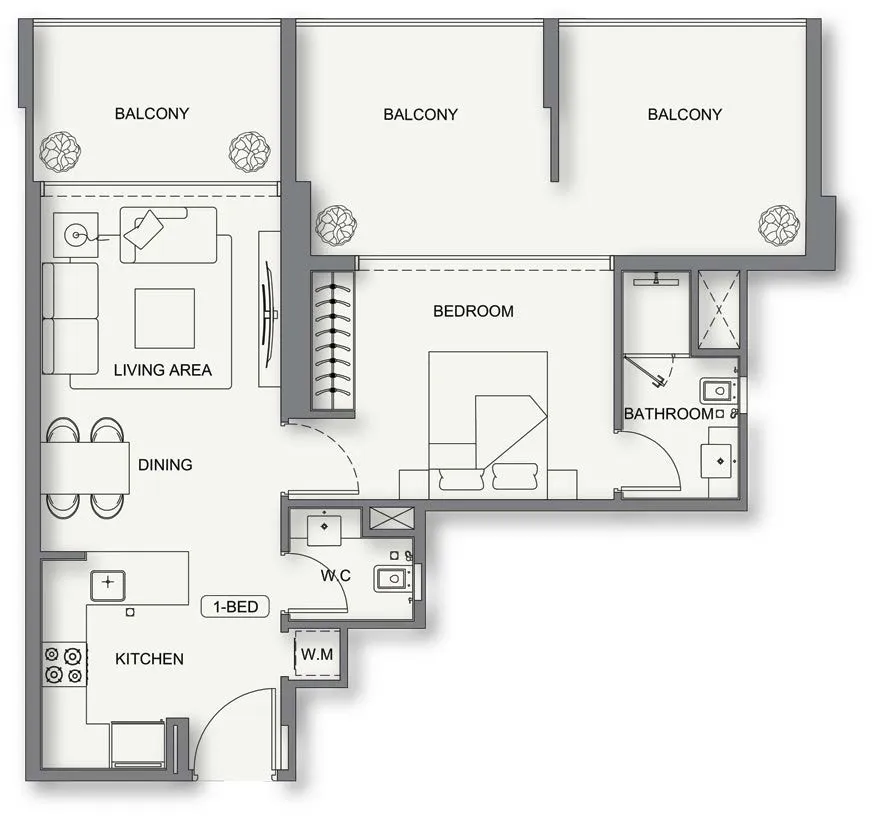 1 Bedroom