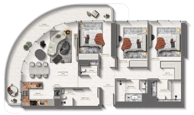4 Bedrooms