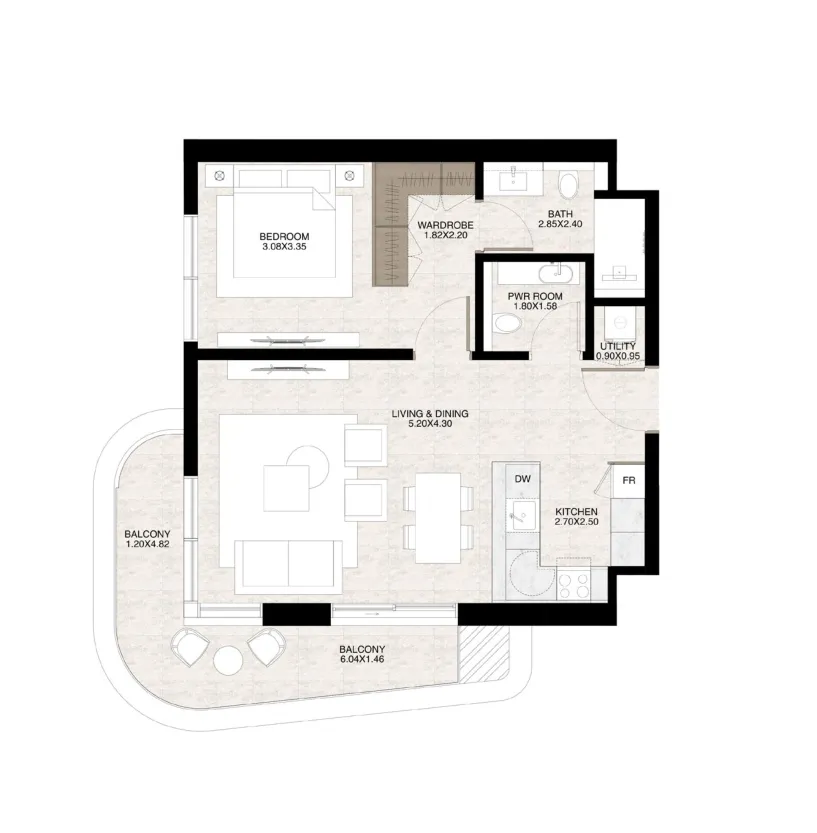 1 Bedroom