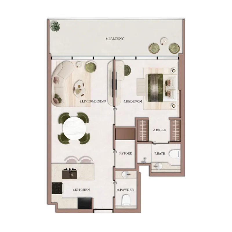 1 Bedroom