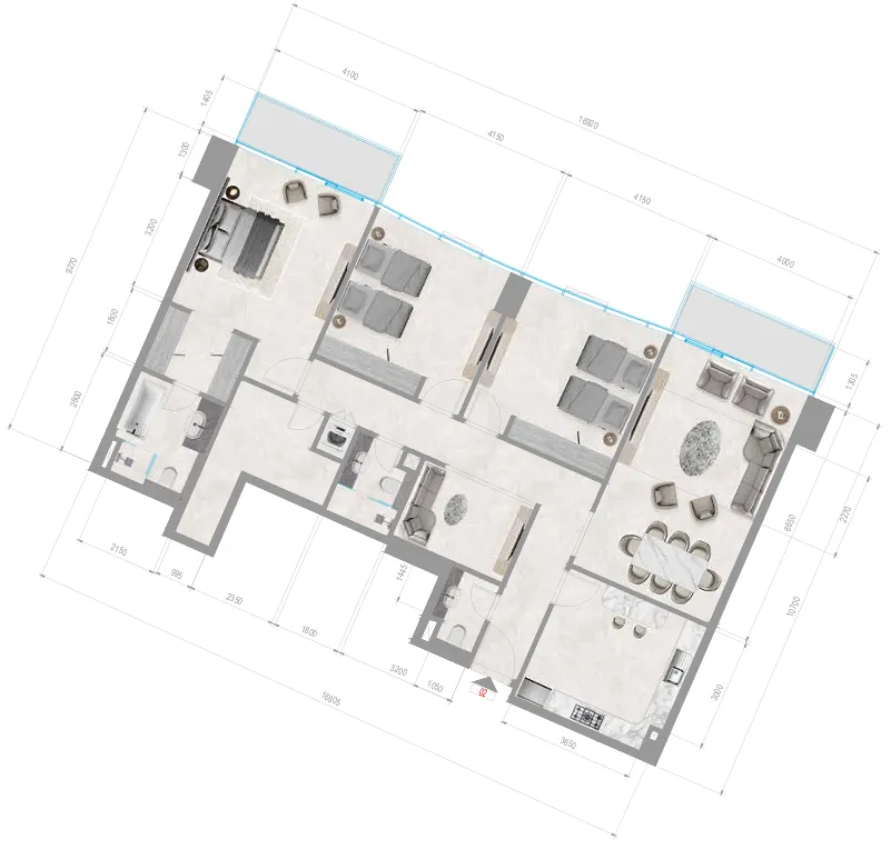 3 Bedrooms
