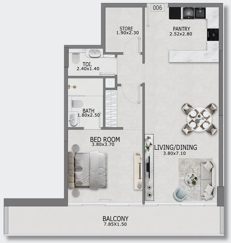 1 Bedroom