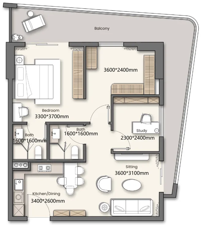1 Bedroom