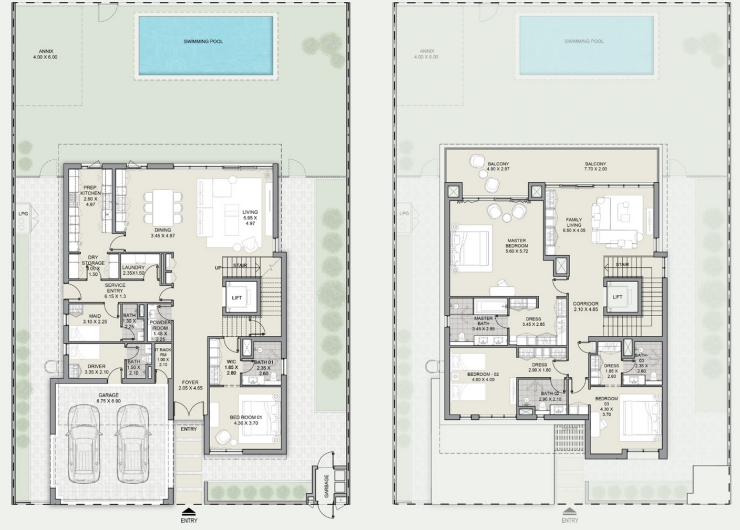 4 Bedrooms