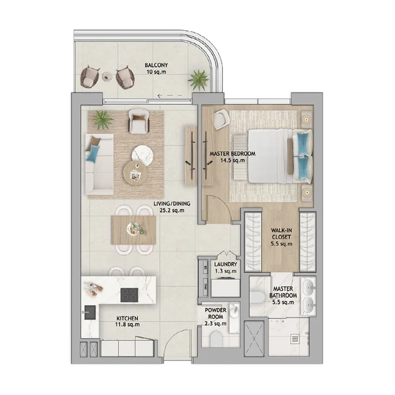 1 Bedroom