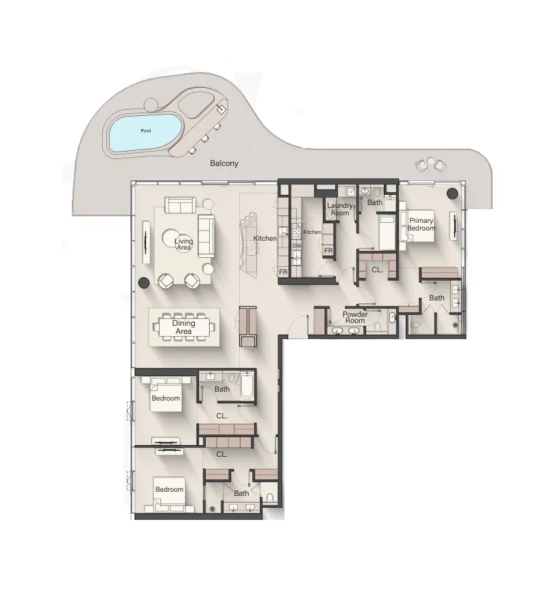 3 Bedrooms