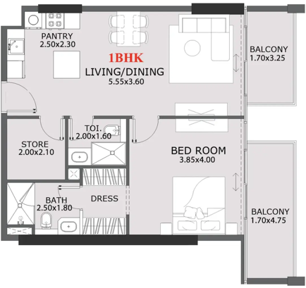 1 Bedroom