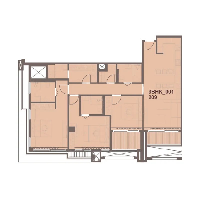 3 Bedrooms