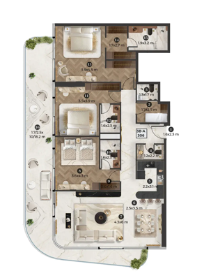 4 Bedrooms
