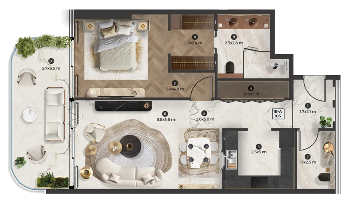 1 Bedroom
