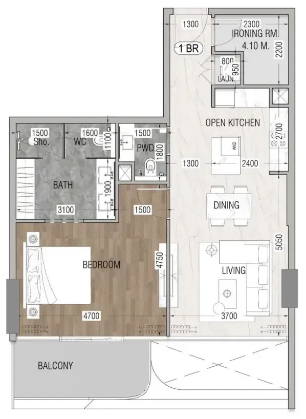 1 Bedroom