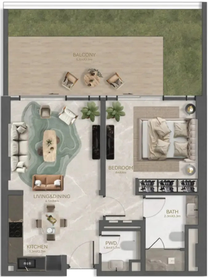 1 Bedroom