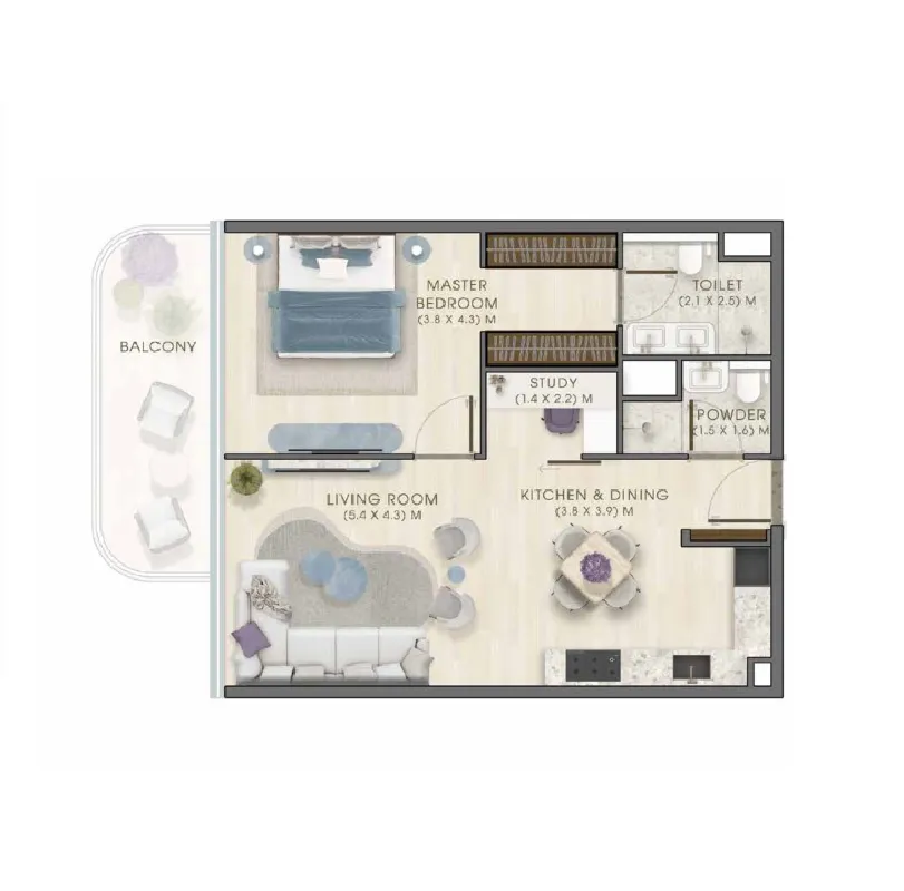 1 Bedroom