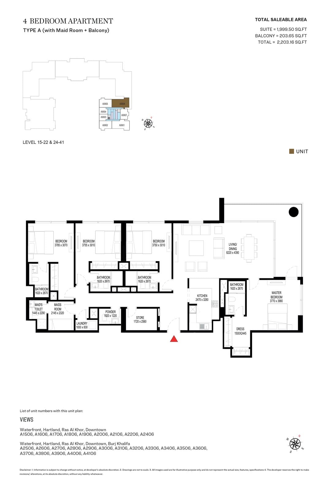 4 Bedrooms