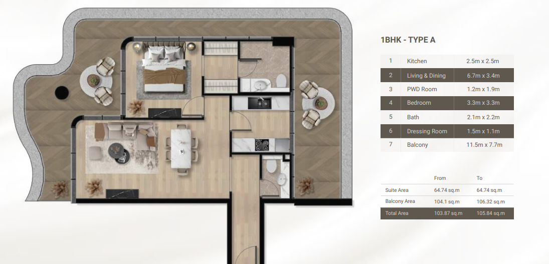 1 Bedroom