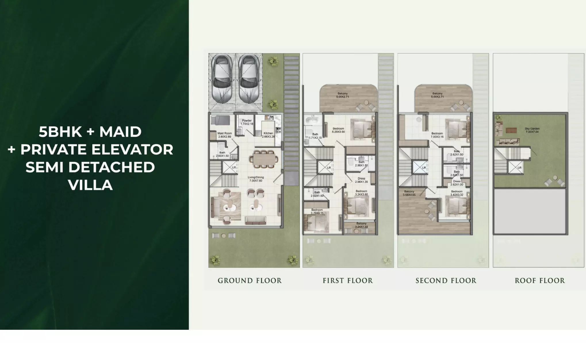 5 Bedrooms