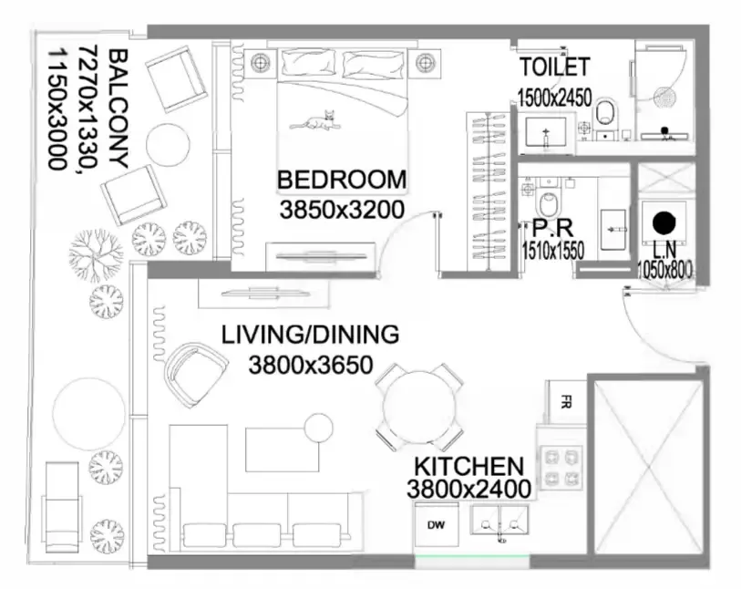 1 Bedroom