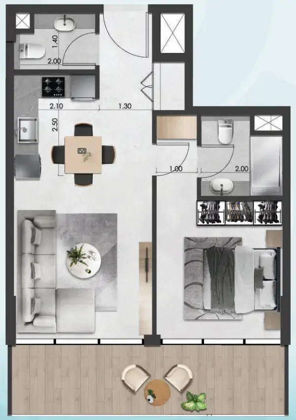 1 Bedroom