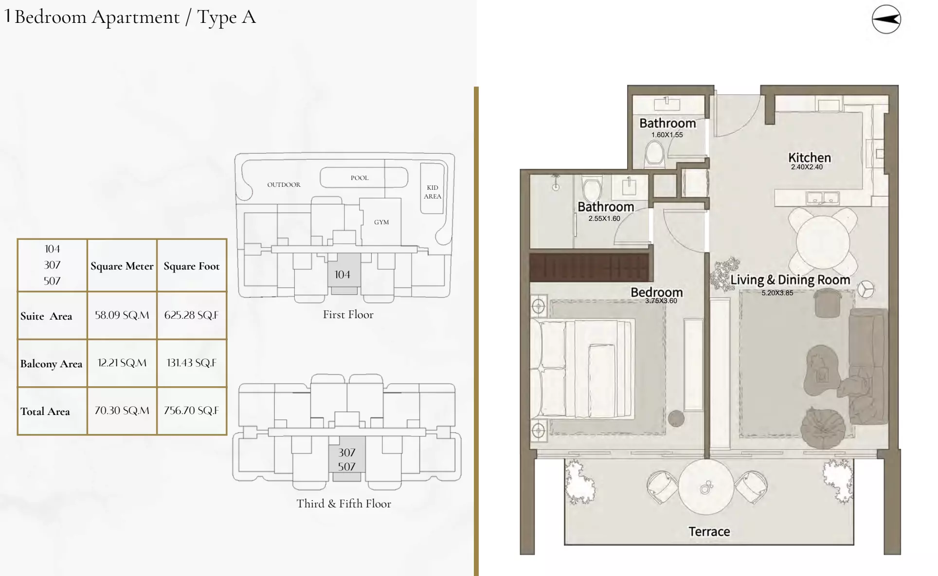 1 Bedroom