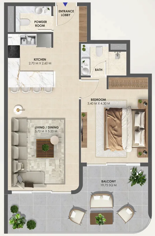 1 Bedroom
