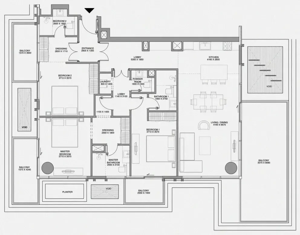 3 Bedrooms
