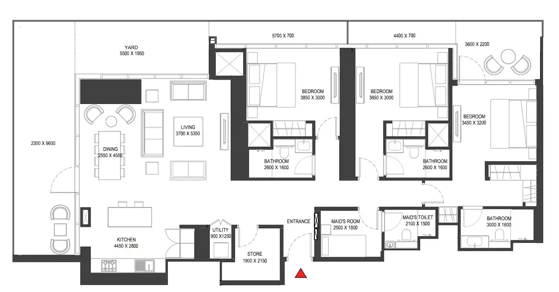 3 Bedrooms