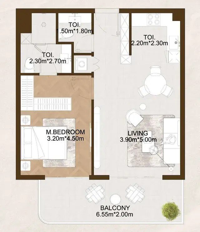 1 Bedroom