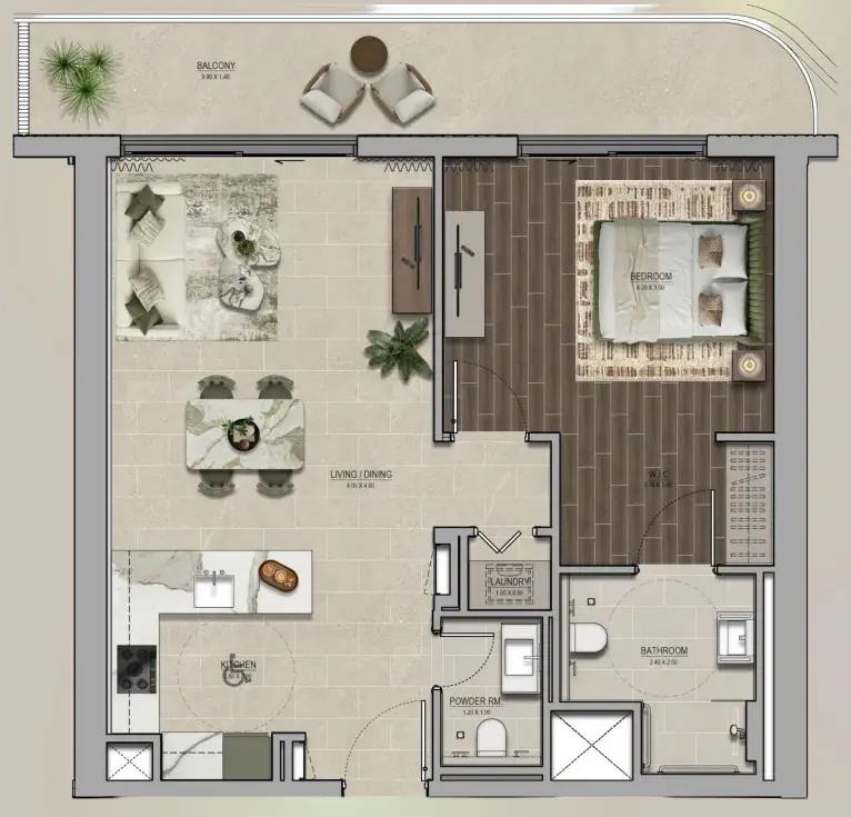 1 Bedroom