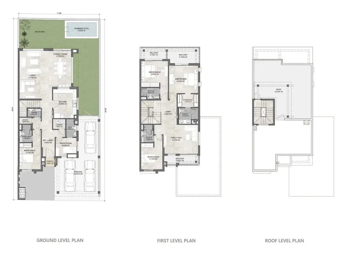 4 Bedrooms