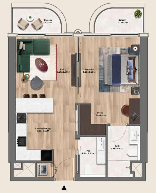 1 Bedroom
