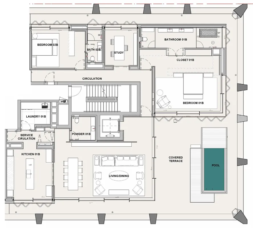 2 Bedrooms