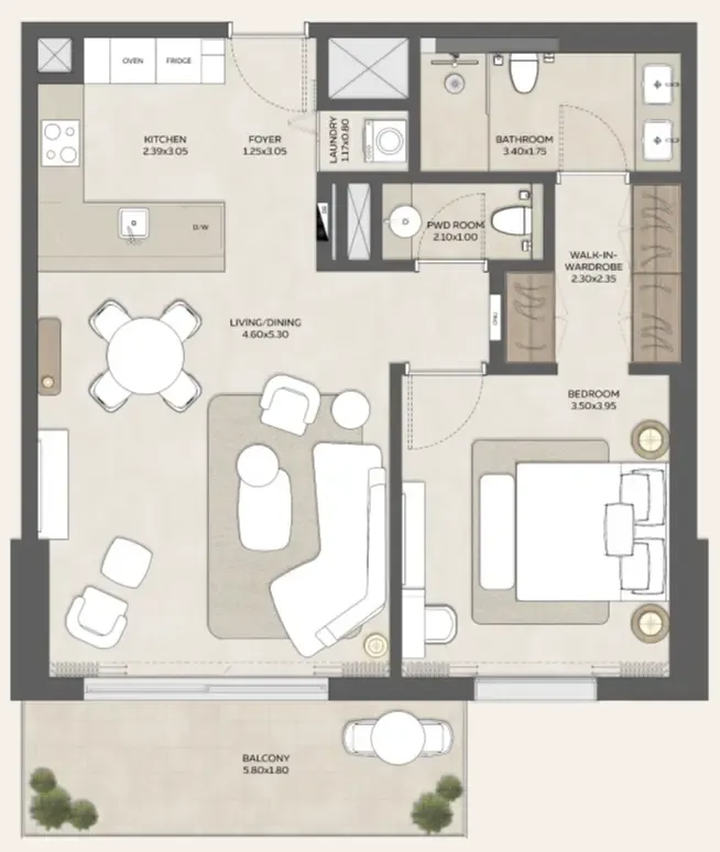 1 Bedroom