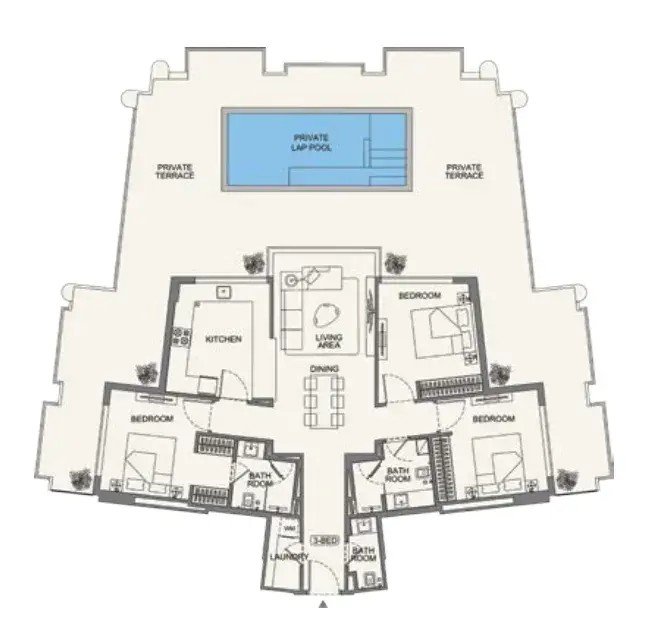 3 Bedrooms