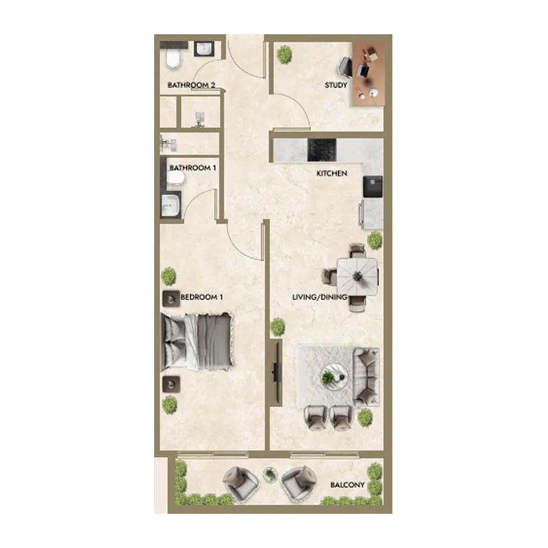 1 Bedroom