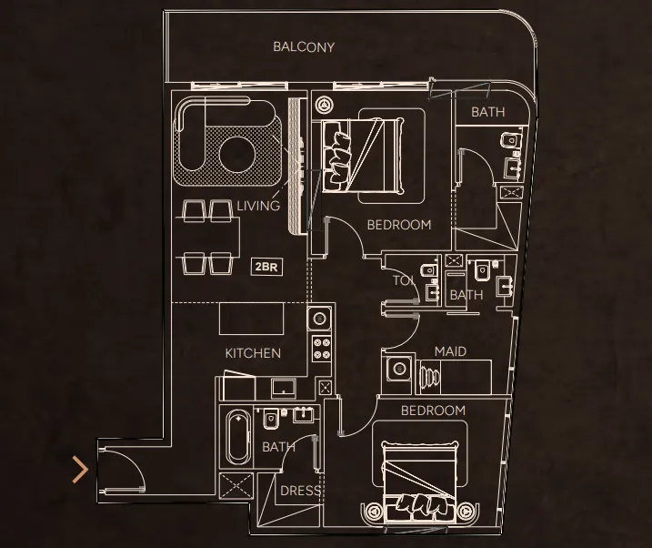 2 Bedrooms