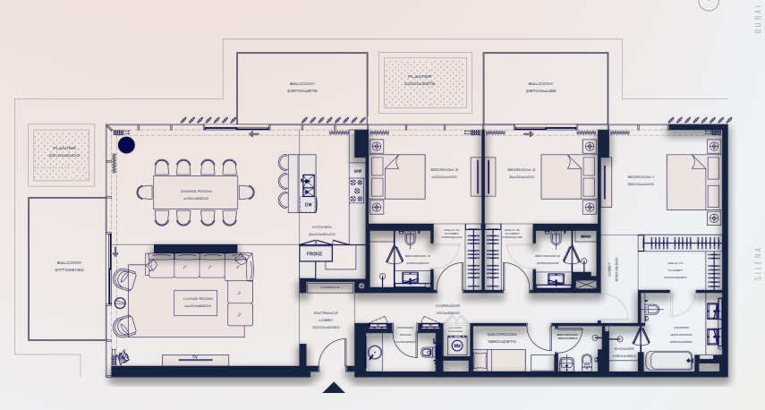 3 Bedrooms