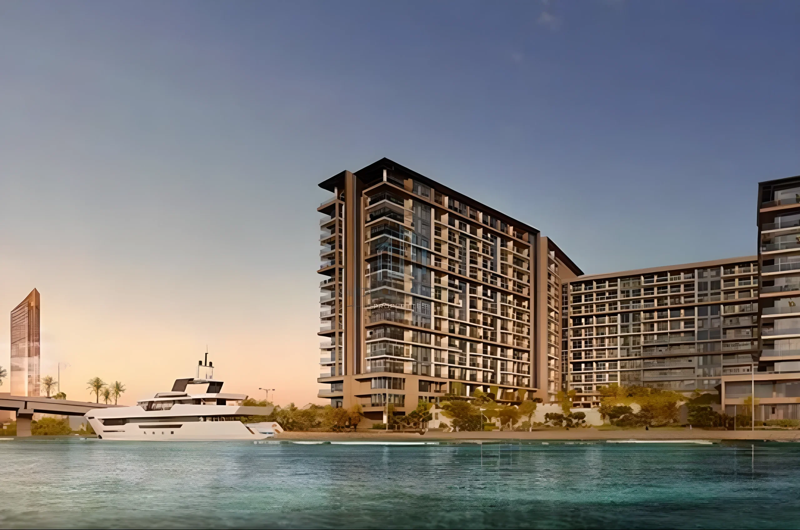 2 BD + Study | Waterfront | Full Sea & Sunset view