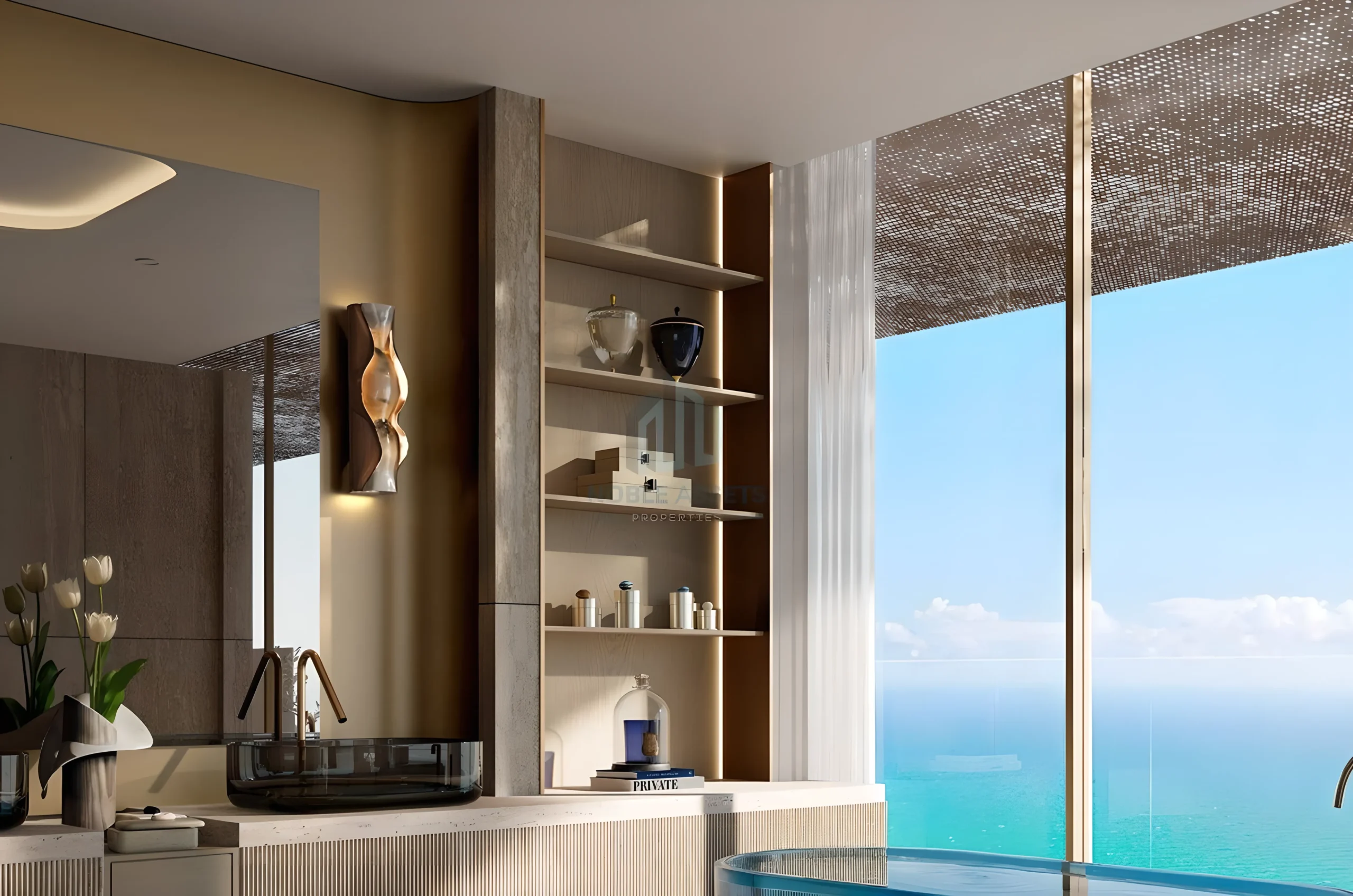 3BR Beachfront Residence | Mondrian Al Marjan 5