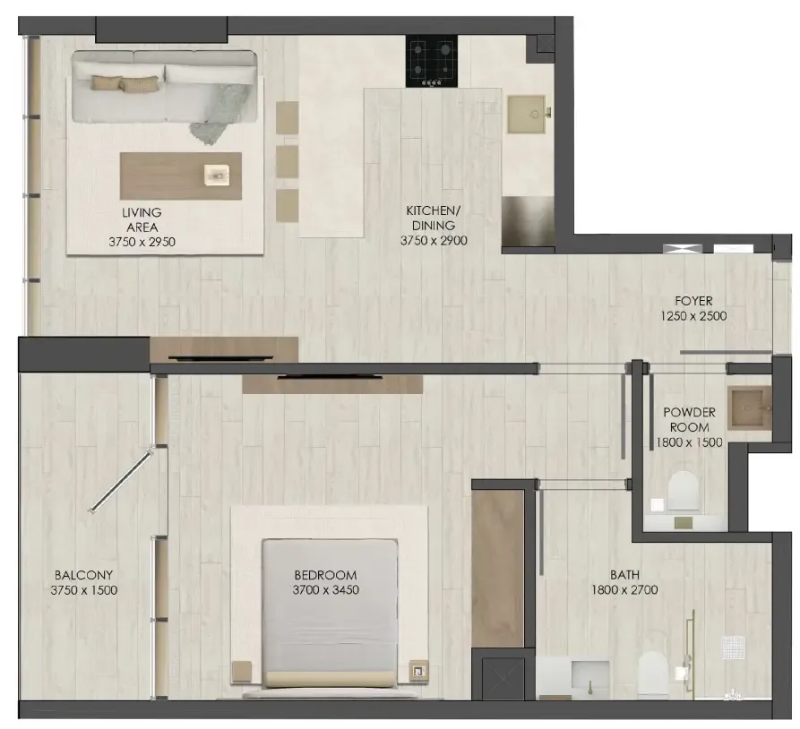 1 Bedroom