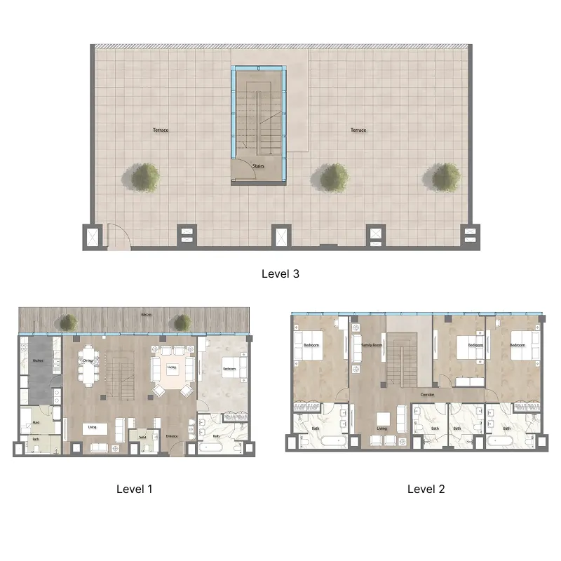4 Bedrooms
