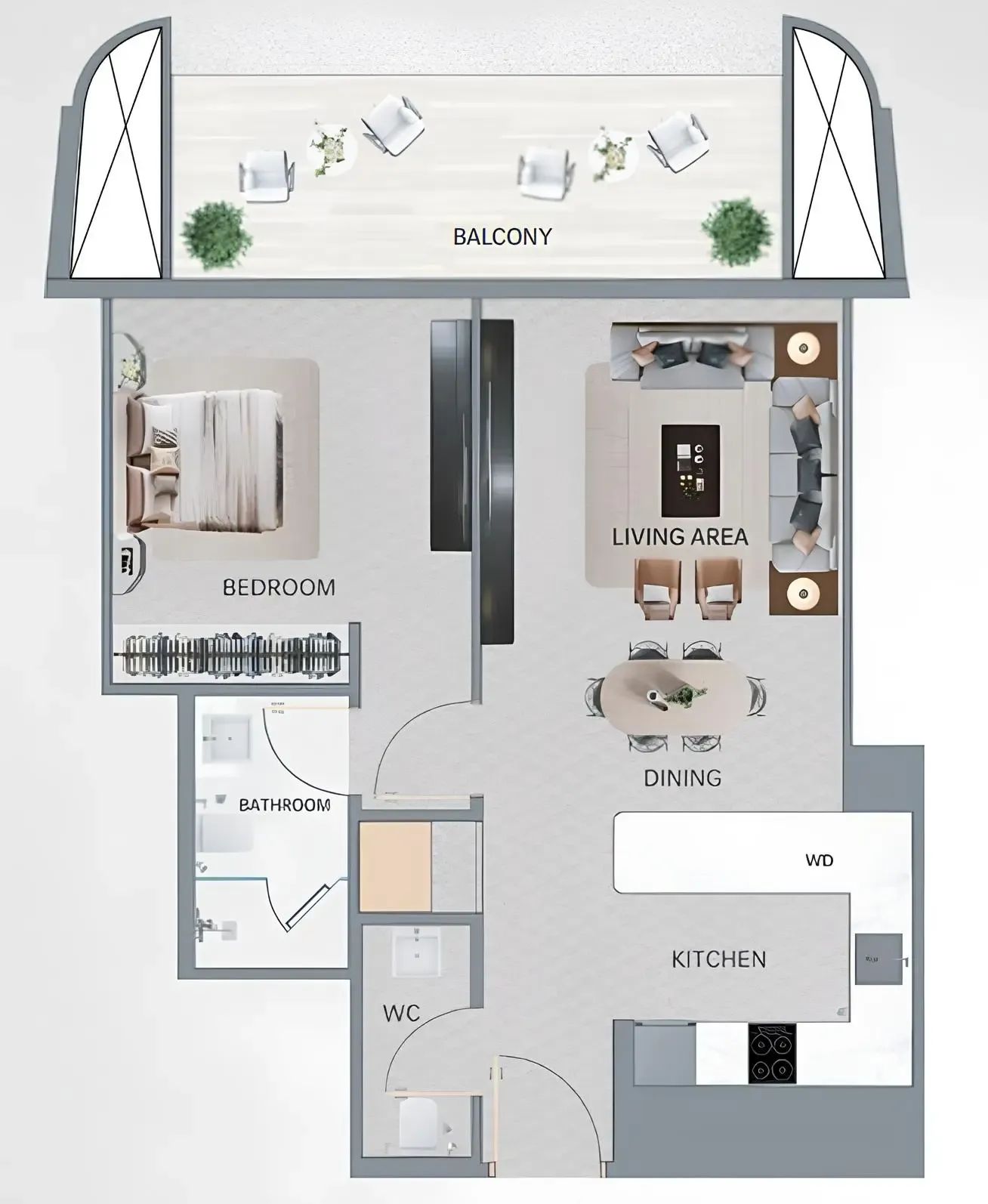 1 Bedroom
